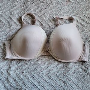 Lane Bryant Size 46D Dusty Pink and Cream Lace